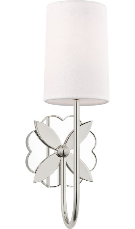 Spencer 14 Sconce, Polished Nickel