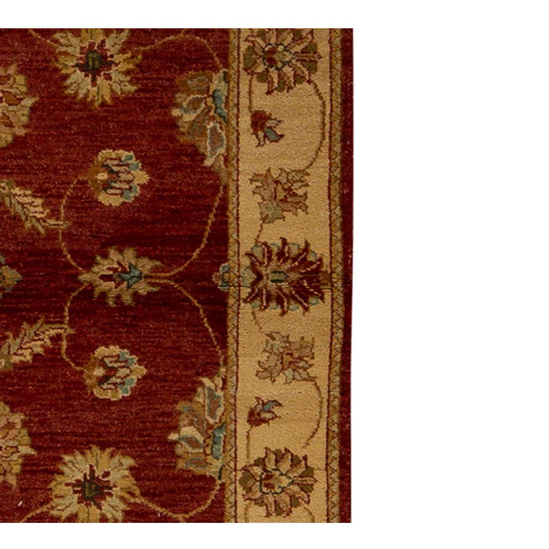 Hand Knotted Wool Floral Area Rug