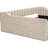 Full Xl Daybed In Beige Velvet With Side Pocket Storage - Modern And Chic For All Rooms No Box Spring Needed, Easy Assembly Upholstered Elegant Practical Family Room Spring, Simple Instructions-23162891