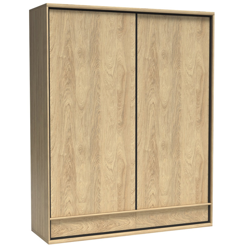 Tamye 2 Door Laminate Wardrobe