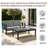 Junco Teak Outdoor Two-person Patio Set With Cushions And Coffee Table-1412248881-1412248883