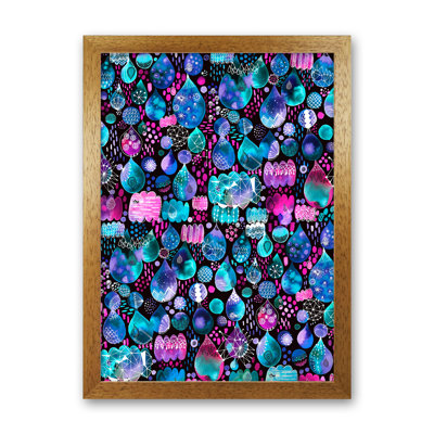 Rain Stitches Neon - Print