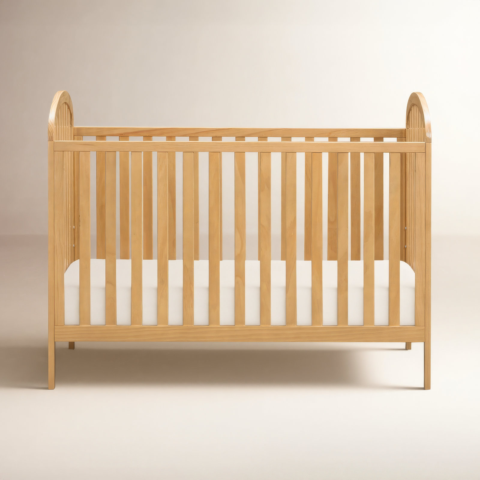 Beau Pine 3-in-1 Convertible Crib, Honey