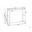 Rectangular 2 - Person 40cm L Outdoor Standing Height Table