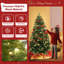 Arbre de Noël 9 pi avec base en métal-2040266292