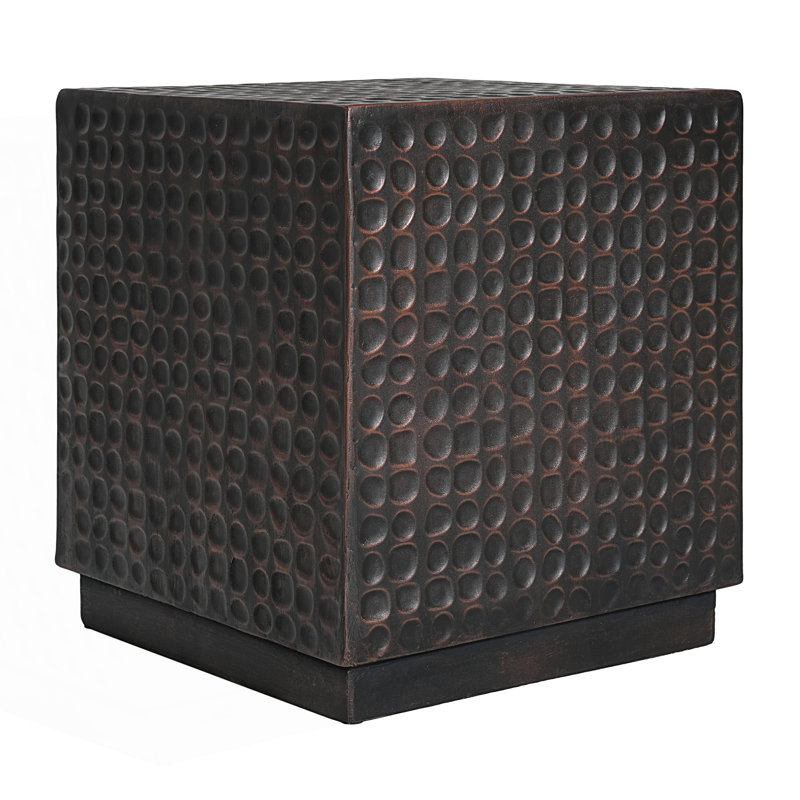 Table d'appoint d'extérieur, cube de table de bout de patio