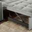 Canapé-lit inclinable deux places pliable avec ports USB et dossier réglable