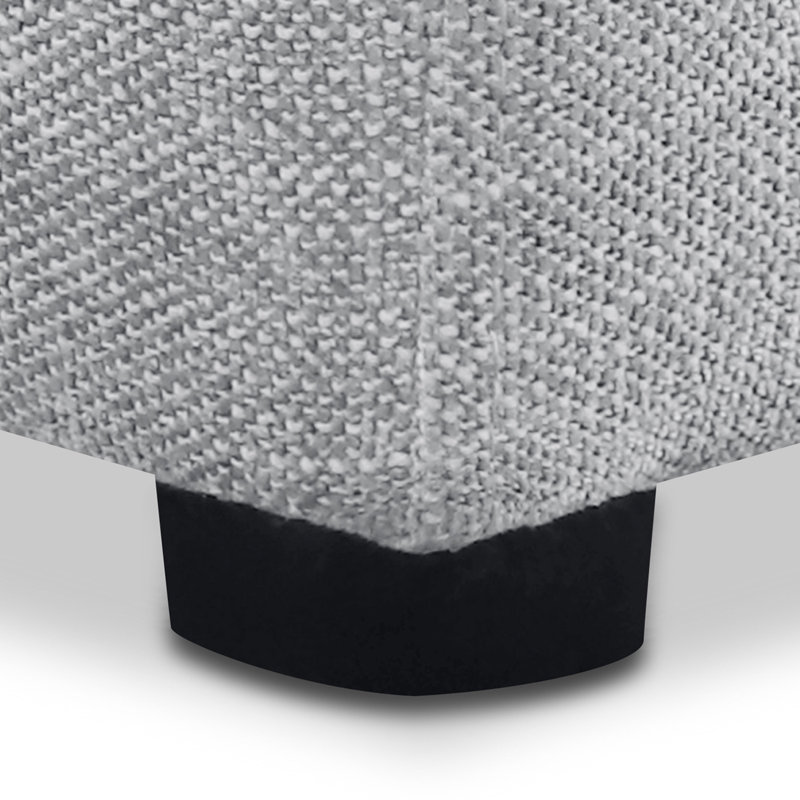 Canapé-lit modulaire extensible de 119 po Argos, Orienté à gauche (vu de face), Gris matinal