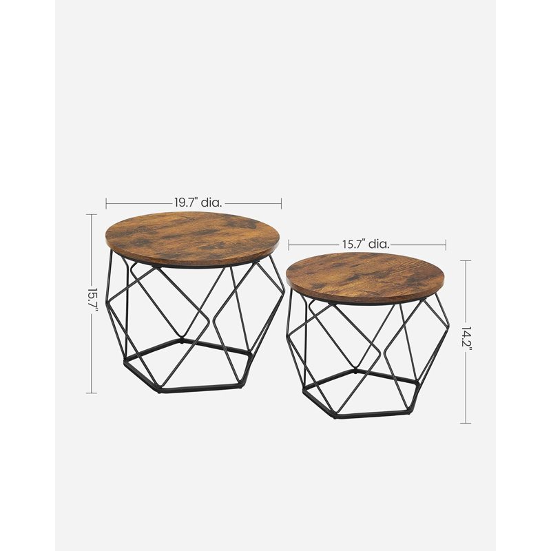 Ensemble de 2 tables basses Modern Modern