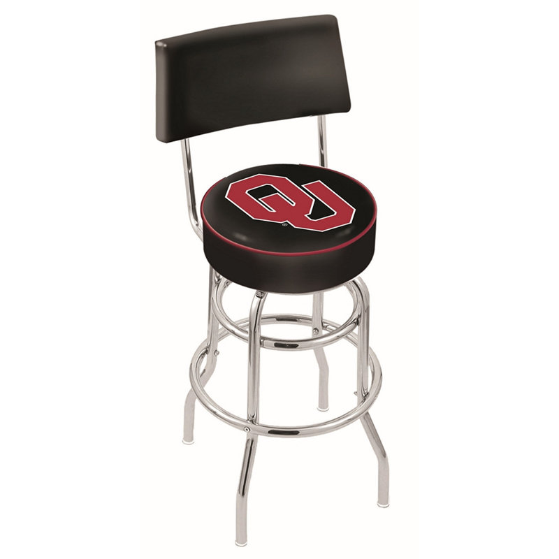 NCAA 30" Swivel Bar Stool, Oklahoma University