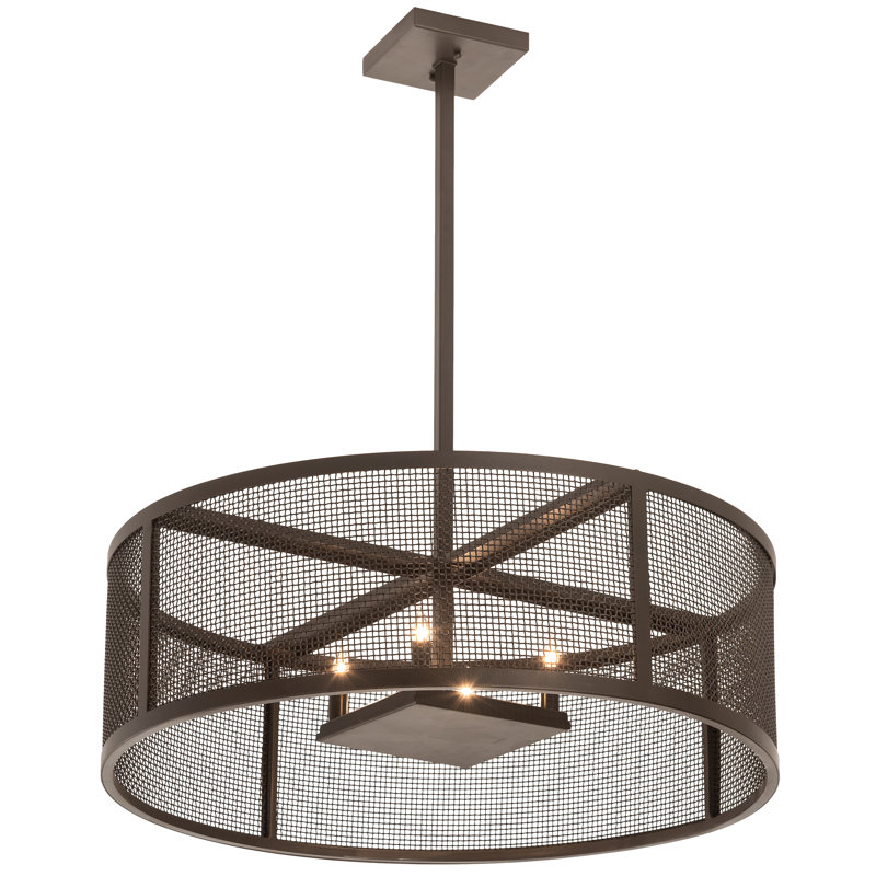 Cilindro Rame 4 - Light Pendant, 30" W