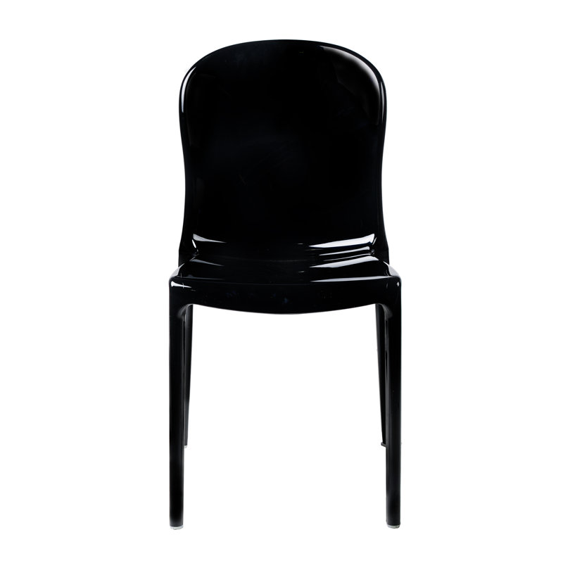 Hertz 18'' H Stacking Side Chair, Black