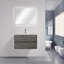 Meuble-lavabo mural simple 47 po avec comptoir de 47 po