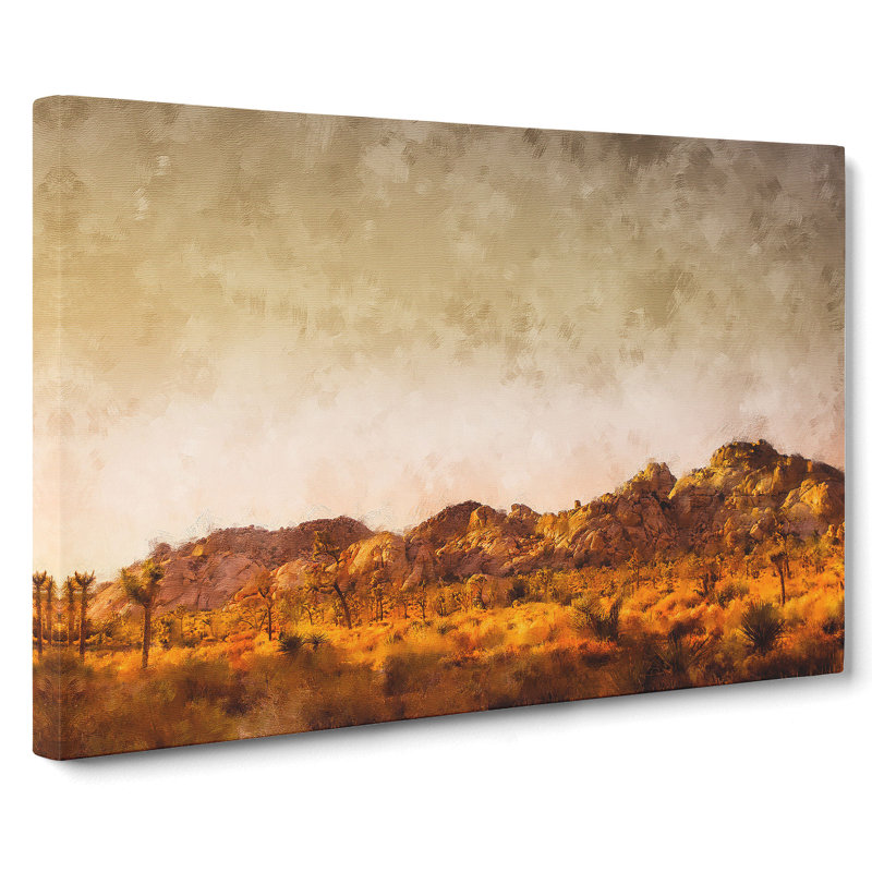 Joshua Trees - Wrapped Canvas, 50cm H x 76cm W x 3cm D