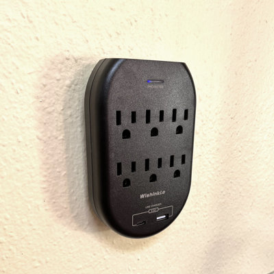 Plug Outlet Extender With USB,SHD 6 In 1 Outlet Extender