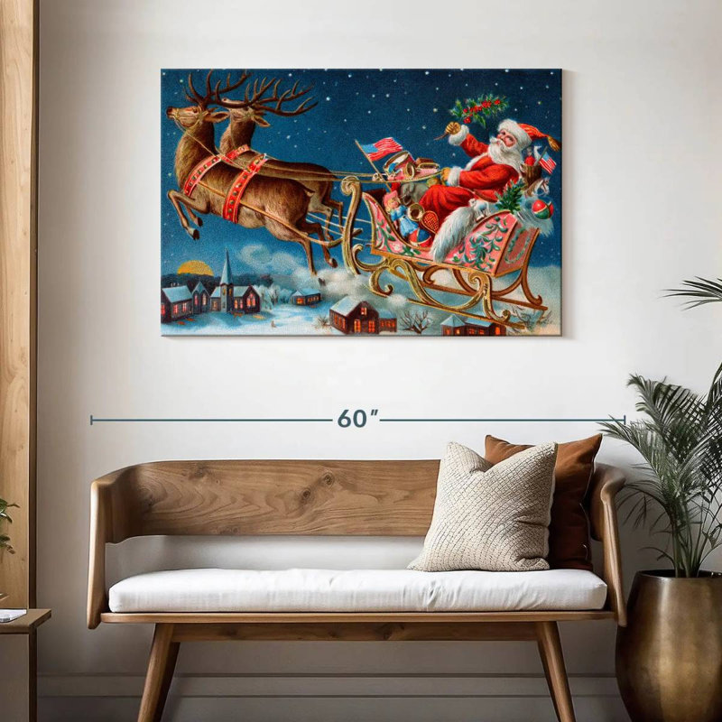 Père Noël, H 30 po x l 45 po