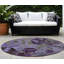 Tapis d'intérieur rond 8 pi