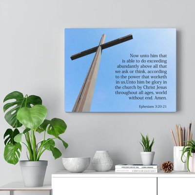 More Than We Can Ask Ephesians 3:20-21 Wall Art Christian Home Décor