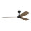 Visual Comfort Fan Paddle Smart 60 Indoor Ceiling Fan with Threaded Downrod, Oak ABS blades and Handheld Remote