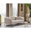 Canapé et fauteuil d'appoint Kka, beige-1726568755