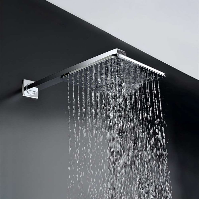 Système de douche à affichage numérique à 3 voies avec douche à effet de pluie et douche à main Crotone