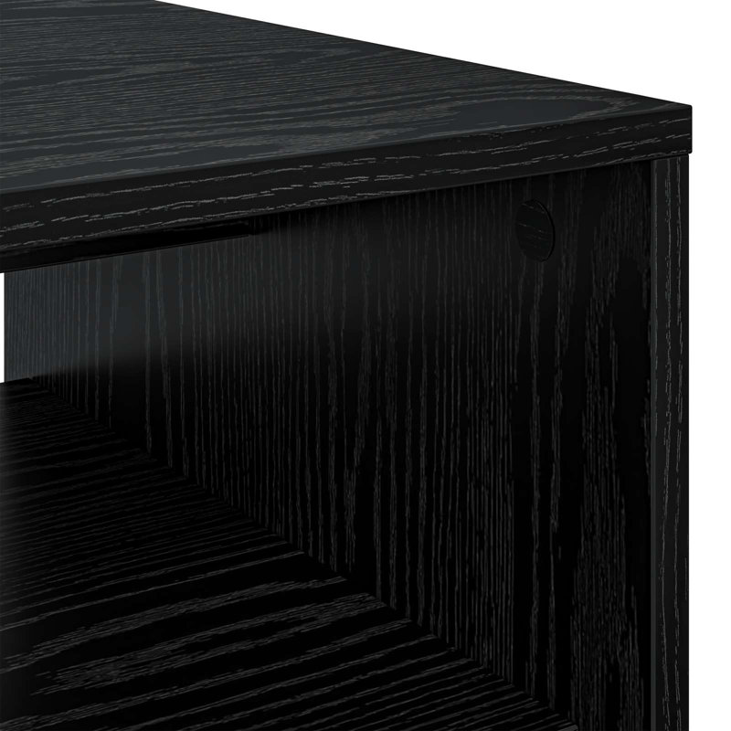 Coffee Table with Storage, Black Oak, 40cm. H x 60cm. L x 50cm. W