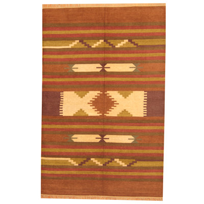 Barkhamsted Wool Striped Indoor Rug