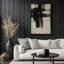 Impression sur toile gris anthracite Whisper III-1402849683-1402849674