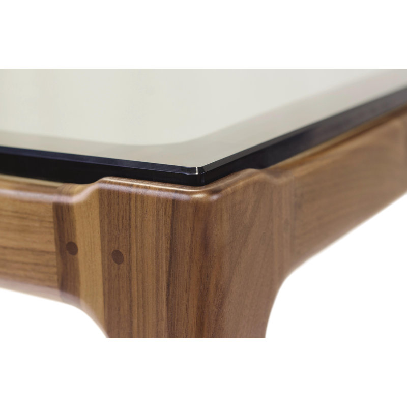Lisse Glass Top Table, 42" W x 72" L