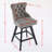 Swivel Velvet Barstools with Button Tufted,Bar Chairs,Bar stools-122552526