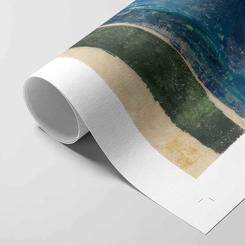 Island Escape II - Impression sur toile seulement - NON-CADRE, H 27 po x l 18 po