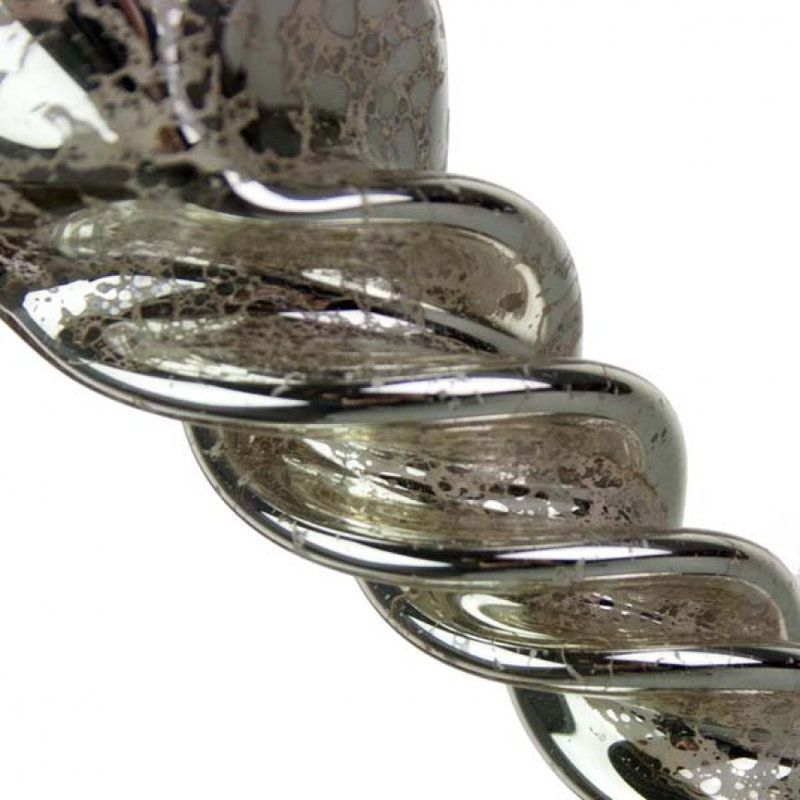 Glass Finial Ornament, 18cm H x 4cm W x 4cm D