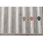 Tapis blanc en laine 26,4 x 37 po