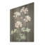 Noir et blanc, géranium, expression minimale I - géraniums, art mural sur bois de pin naturel-679515375