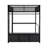 Metal Gaming Loft Bed With LED-2053376772