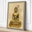 Buddha in Repose Japandi - Wrapped Canvas-1677211360-1677211367