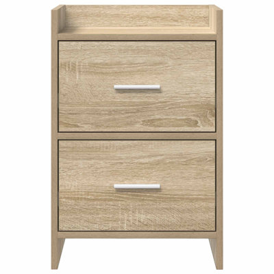 40cm W Composite Bedside Table