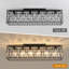 6 - Light 98.3cm Flush Mount-277521471