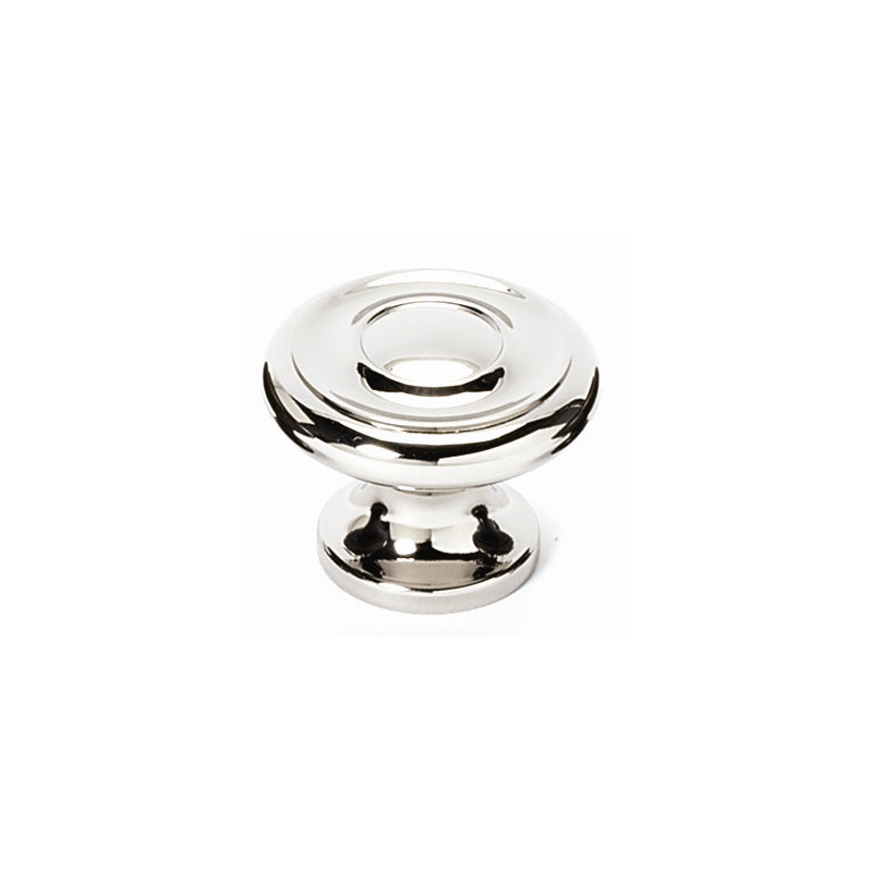 Mushroom Knob, 0.88" H x 1" W x 0.63" D, Polished Chrome