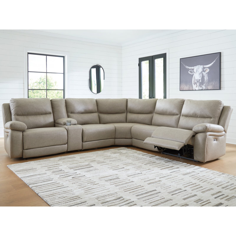 Canapé modulaire inclinable 6 pièces avec rangement Narwhal Place