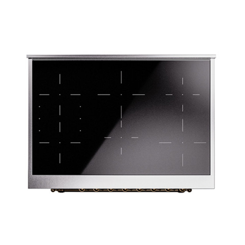ILVE Nostalgie II Noblesse 36 in Induction Range, Emerald Green/Bronze