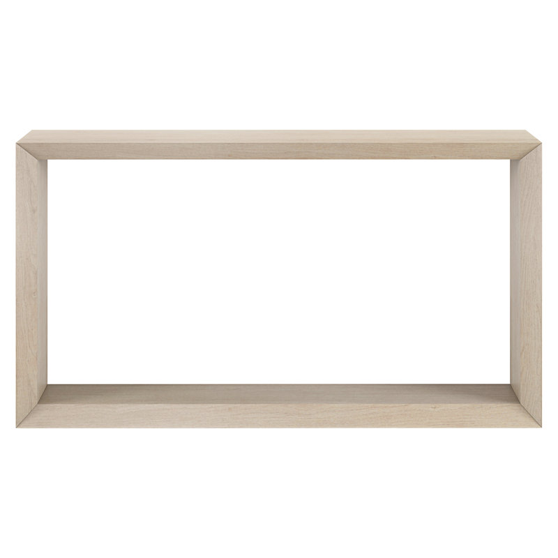 Amberg Console Table, Alder White, 30" H x 55" W x 11-5/8" D