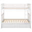 Lit superposé simple au-dessus de simple avec tiroirs, lits convertibles, blanc (ancien SKU: SM000240AAK-1)-418185660-418185659