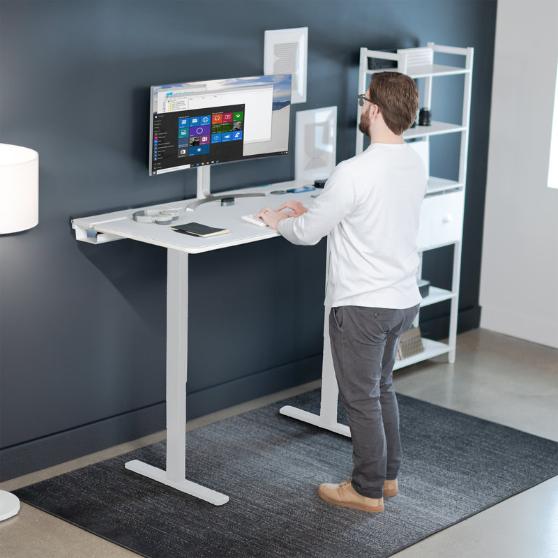  Plateau de table dissimulé 60 po x 30 po avec cadre pour bureau debout