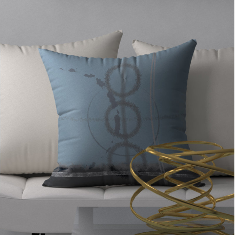 Housse de coussin carrée/insert, H 18 po x l 18 po