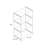 54" H x 31.5" W x 19.5" D Shelving Unit