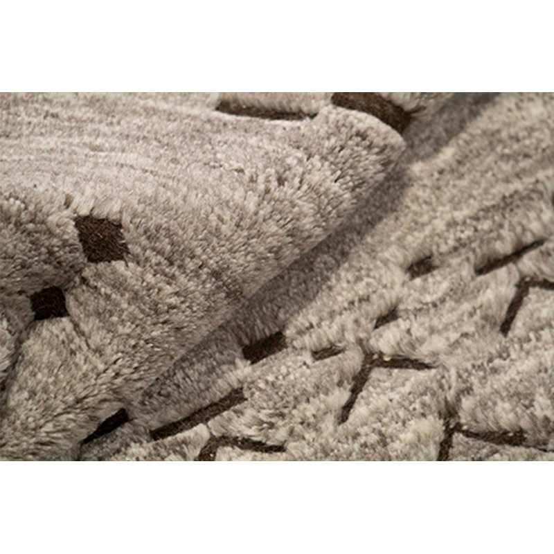 Wool Southwestern Area Rug in Brown