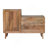 2 Slot Oak-ish Bench Unit