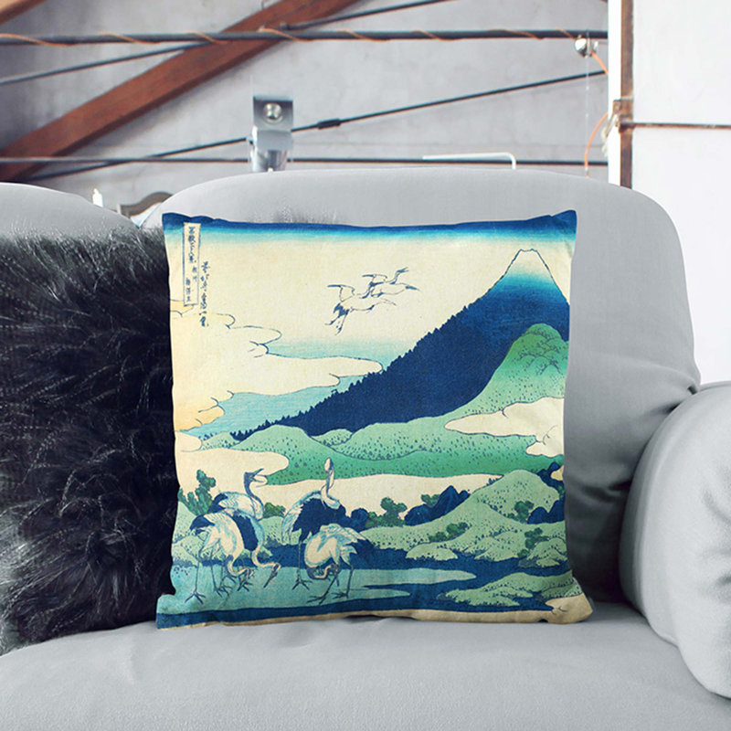 Square Throw Cushion, 40cm H x 40cm W x 15cm D