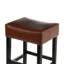 Set of 2,Backless Leather Barstool-1911170195-1911170193